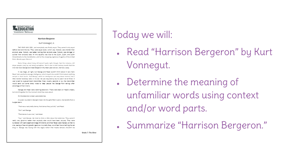 Theme Analysis Harrison Bergeron